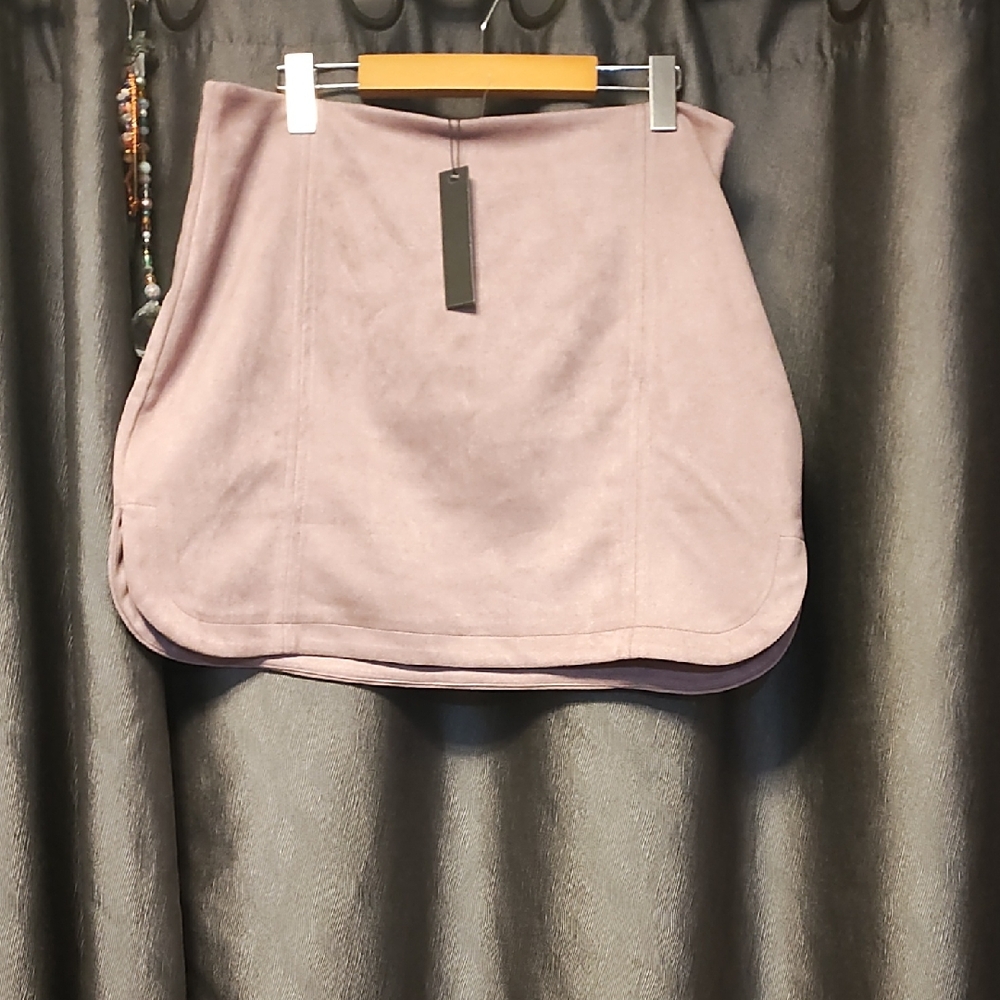 Steve Madden Mauve Mini Skirt